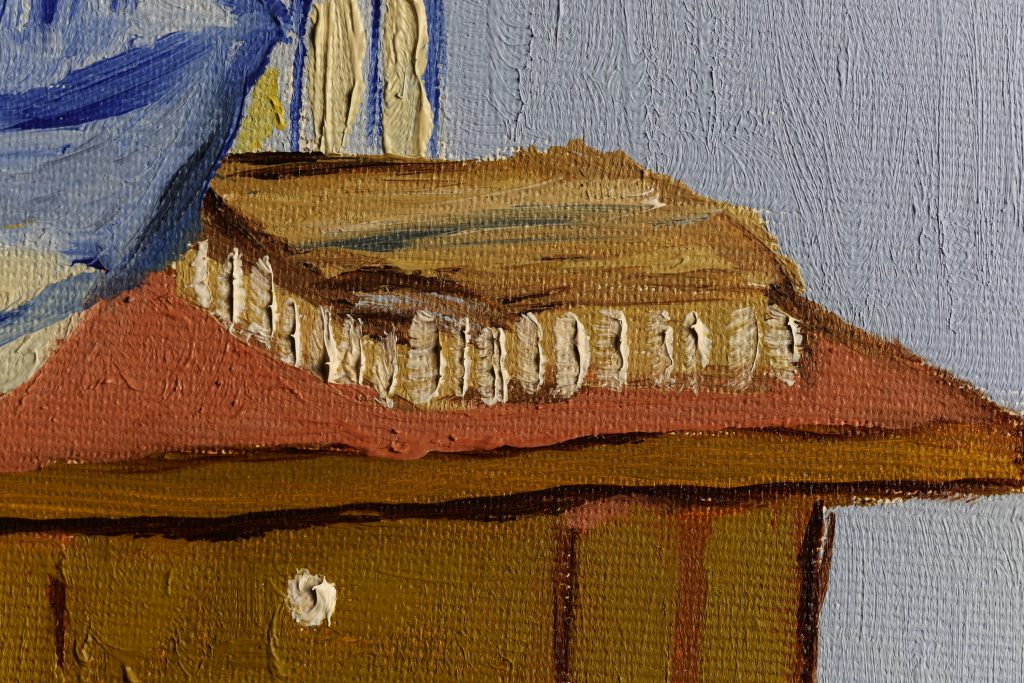 Detalji sa slike - Vincent van Gogh, Spavaća soba u Arlesu