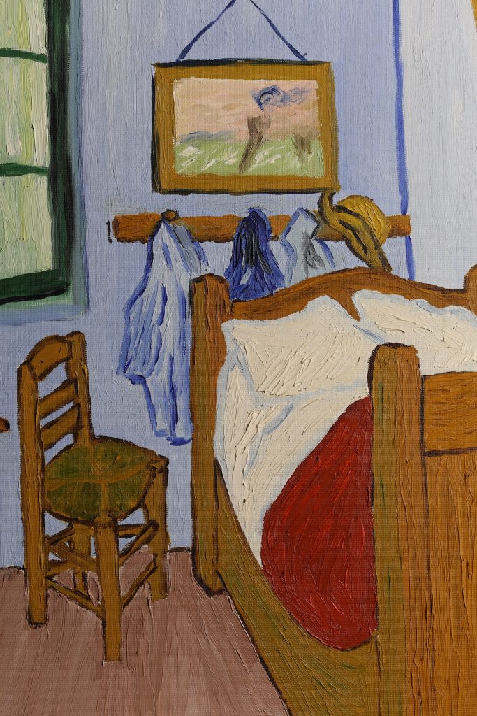 Detalji sa slike - Vincent van Gogh, Spavaća soba u Arlesu